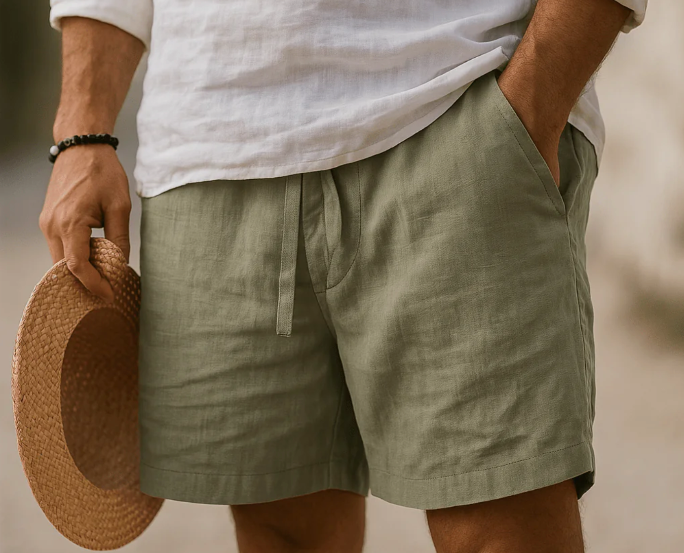 Remo™ - Chic linen shorts