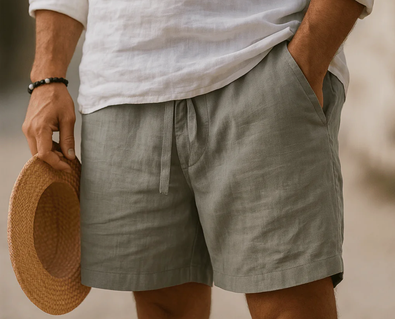 Remo™ - Chic linen shorts