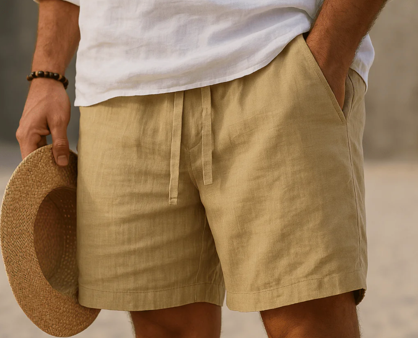 Remo™ - Chic linen shorts