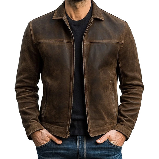Zipper Leather Jacket