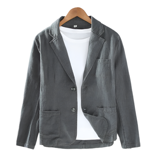 Wellington Cotton-Linen Blazer