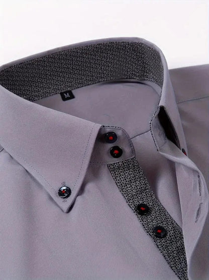 Hank Kent Dual-Tone Cotton Shirt