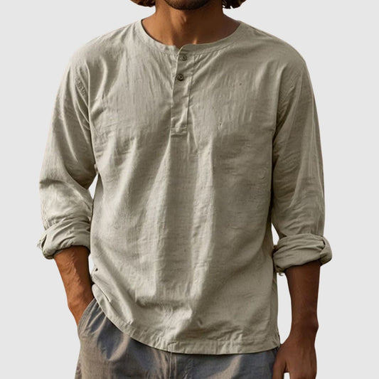 Tom Rains Sandstone Classic Henley Shirt